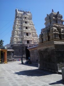 inside view of Gopuram